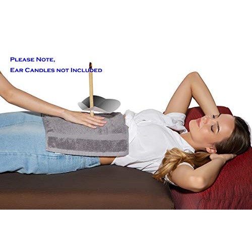 2 Ear Candling Treatment Towels with 10 Ear Candling Protective Discs. Please...