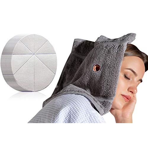 2 Ear Candling Treatment Towels with 10 Ear Candling Protective Discs. Please...