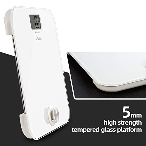 AIRSCALE Digital Bathroom Weight Scale for People, Battery-Free Updated U-Pow...