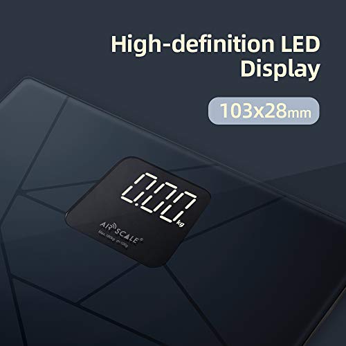 AIRSCALE Digital Bathroom Weight Scale for People, Highly Accurate Body Weigh...