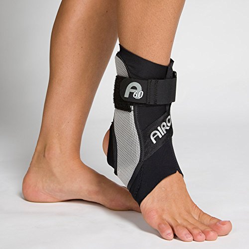 Aircast A60 Ankle Support Brace, Left Foot, Black, Medium (Shoe Size: Men's 7...