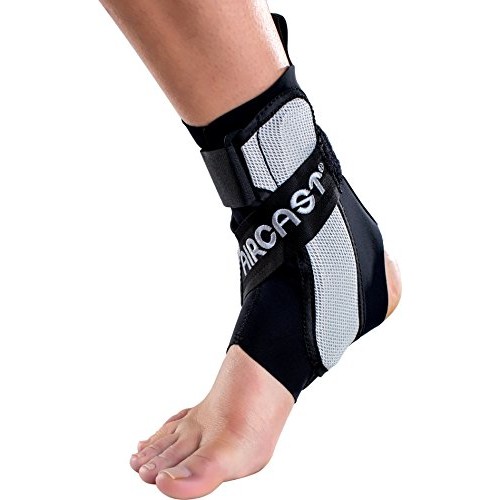 Aircast A60 Ankle Support Brace, Left Foot, Black, Medium (Shoe Size: Men's 7...