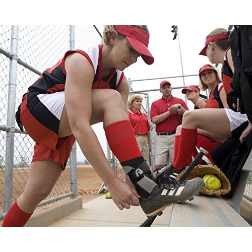 Aircast A60 Ankle Support Brace, Left Foot, Black, Medium (Shoe Size: Men's 7...