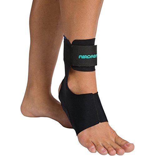 Aircast AirHeel Ankle Support Brace with Stabilizers, Medium