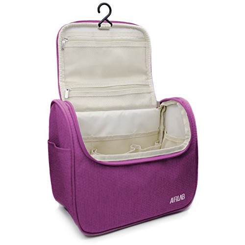 Toiletry Bag for Women, Airlab Hanging Large Travel Makeup bag/Cosmetic Bag w...