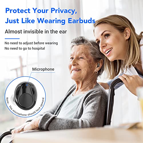AIRSSON Digital Hearing Amplifier: Rechargeable Hearing Aids for Seniors with...