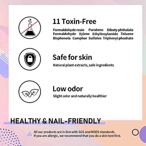 Aishaba 6 Colors Gel Nail Polish Set Brown Gel Nail Polish Classic Fall Winte...