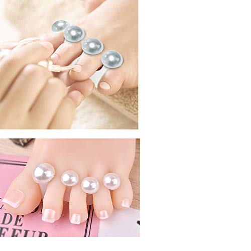 Toe Separator for Nail Polish Pedicure, Silicone Toe Spacers for Feet, 8pcs S...