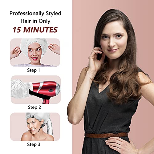 Beautyours Portable Hair Dryer Bonnet Attachment for Hair Styling, Hair Color...