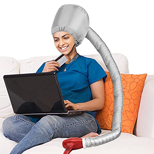 Beautyours Portable Hair Dryer Bonnet Attachment for Hair Styling, Hair Color...