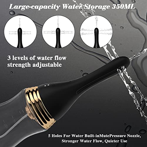 Automatic Electric Anal Douche for Men & Women, Aisitelu Rechargeable Anti Ba...