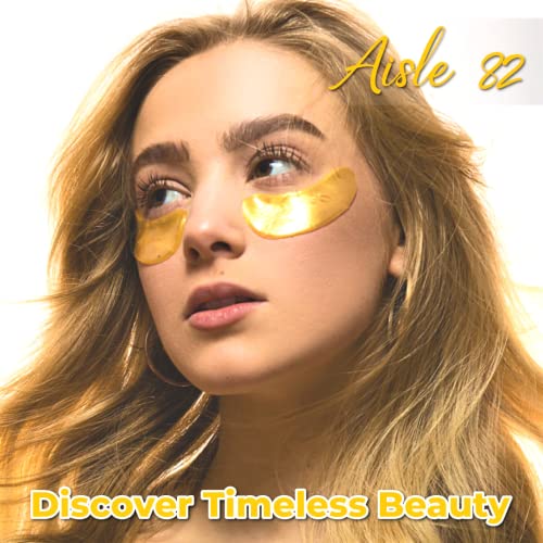 30 Pairs Under Eye Patches - 24K Gold Eye Mask - Under Eye Mask for Dark Circ...