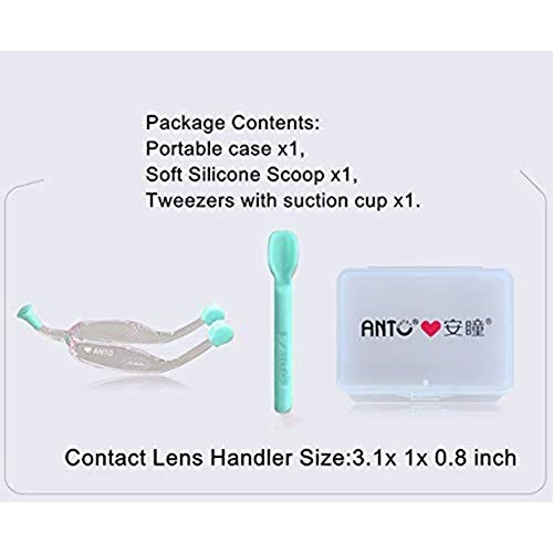 Soft Contact Lenses Remover and Insertion Tool, Contact Tweezers and Soft Sil...