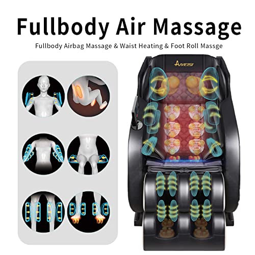 AIVEISI 2022 Zero Gravity Massage Chair Full Body Massage and Shiatsu Recline...