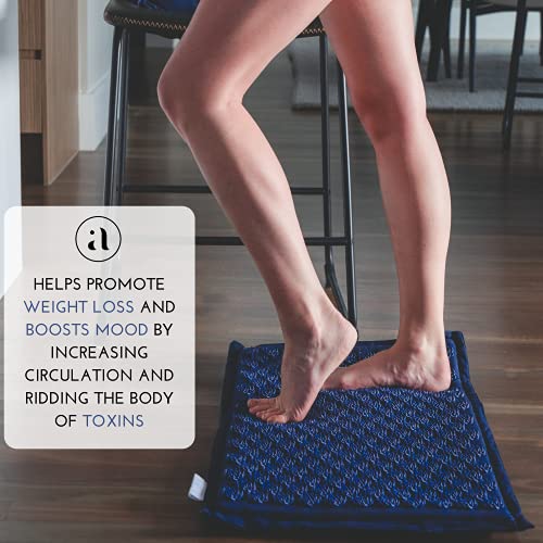 Acupressure Mat and Pillow Set - Ideal for Back Pain Relief and Neck Pain Rel...