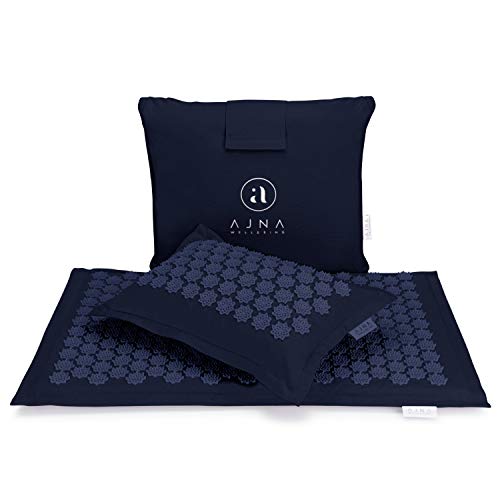 Acupressure Mat and Pillow Set - Ideal for Back Pain Relief and Neck Pain Rel...