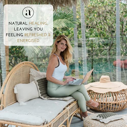 Ajna Acupressure Mat and Pillow Set - Natural Organic Linen Cotton Acupunctur...