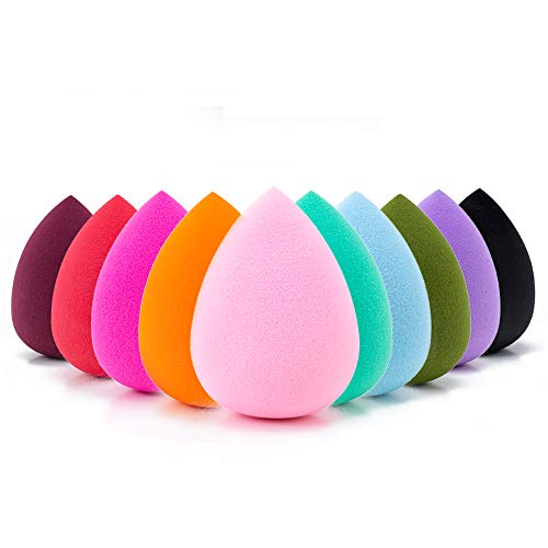 AJOKE 10 Pcs Perfect Makeup Sponge Set Blender, Beauty Sponge Makeup Blender ...