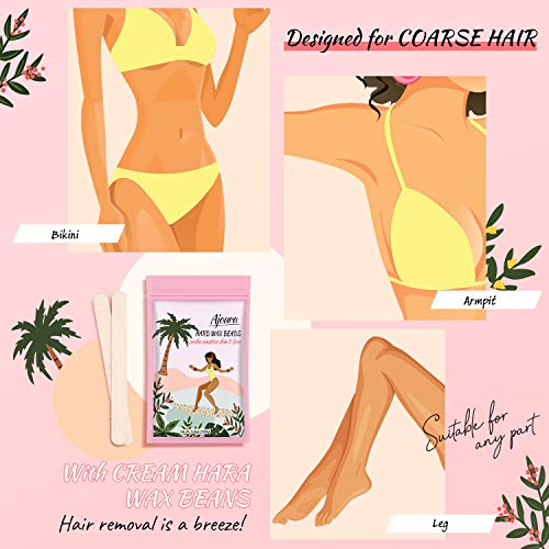 Home Waxing Kit, Ajoura Digital Wax Warmer Kit for Brazilian Bikini Coarse Ha...