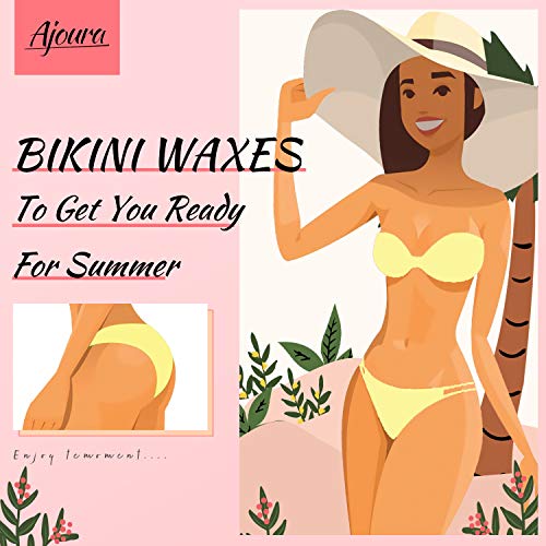 Home Waxing Kit, Ajoura Digital Wax Warmer Kit for Brazilian Bikini Coarse Ha...