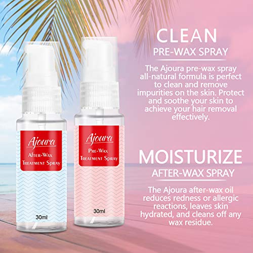 Waxing Kit for Women, Ajoura 2020 Professional Wax Warmer for Coarse Hair Rem...