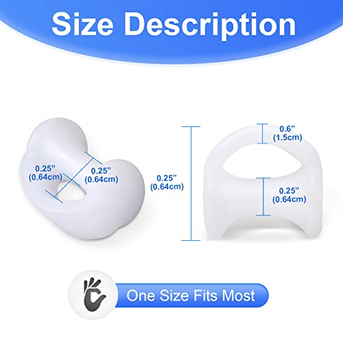 Ajoysoul Gel Toe Separators,16 Pieces Bunion Pad,Gel Toe Straightener for Bun...