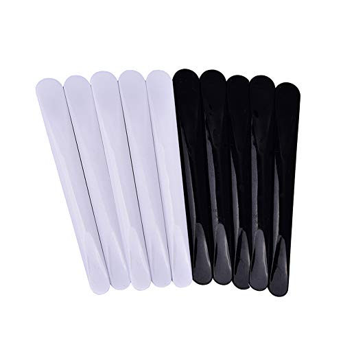 AKOAK 10 Pcs 10.8cm Mask Stick Makeup Spatula DIY Plastic Mask Stirring Spatu...