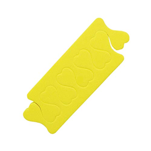 AKOAK 10 Pcs (5 Pairs) Soft Foam Sponge Finger and Toe Divider, Heart-shaped ...