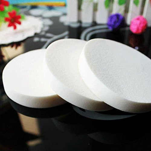AKOAK 20pcs Round Make Up Facial Face Soft Sponge Cosmetic Puff Women Lady Be...