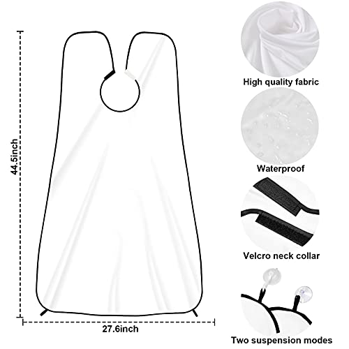 Beard Bib Beard Apron - Beard Catcher for Men Shaving & Hair Clippings, Non-S...