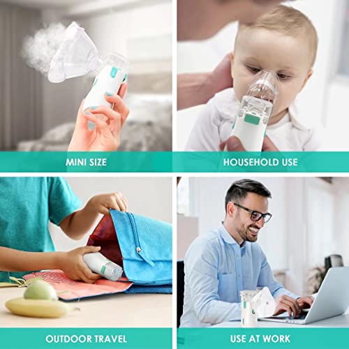 Portable Nebulizer Handheld Mesh Personal Steam Inhalers Nebulizer Machine fo...