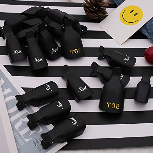 Akstore 20 PCS Nail Polish Remover Clips,Toenail and Finger Gel Nail Polish R...