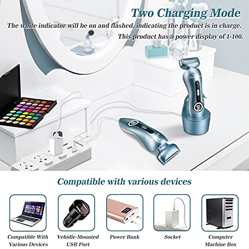 Electric Razor for Women Electric Shaver for Women for Legs Bikini Trimmer Un...