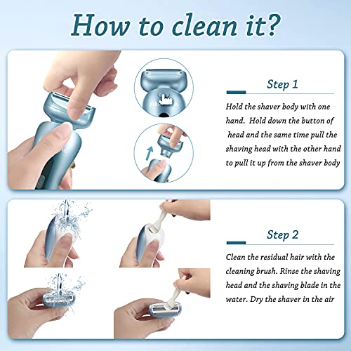 Electric Razor for Women Electric Shaver for Women for Legs Bikini Trimmer Un...