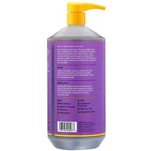 Alaffia - Everyday Shea Body Wash, Naturally Helps Moisturize and Cleanse Wit...