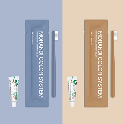 Alaisee Bulk Toothbrushes Individually Wrapped Prepasted Toothbrush,Disposabl...