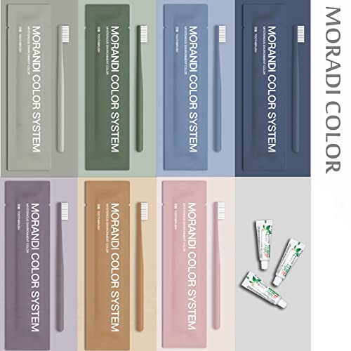 Alaisee Bulk Toothbrushes Individually Wrapped Prepasted Toothbrush,Disposabl...