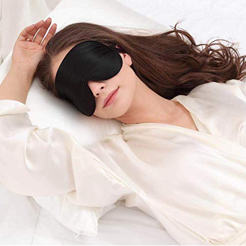 Alaska Bear Organic Silk Sleep Mask Super Smooth Eye Cover for Sleeping, Gend...