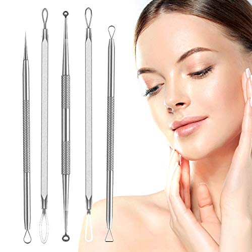 Blackhead remover,Acne treatment,Pimple Popper,Face Skin Care Kit,Professiona...