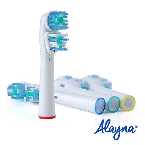 Replacement Brush Heads Compatible with OralB Braun- Best Double Clean, Pack ...