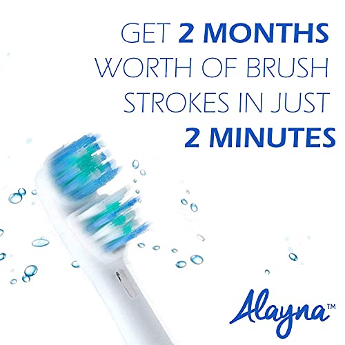 Replacement Brush Heads Compatible with OralB Braun- Best Double Clean, Pack ...