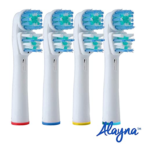 Replacement Brush Heads Compatible with OralB Braun- Best Double Clean, Pack ...