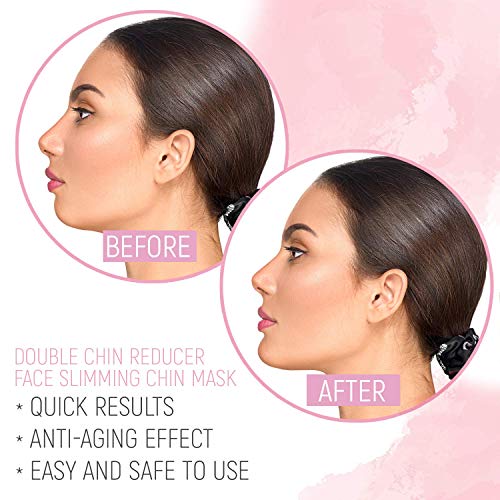 V Line Face Slimming Mask Chin Lifting Belt Sagging Skin Double Chin Reducer ...