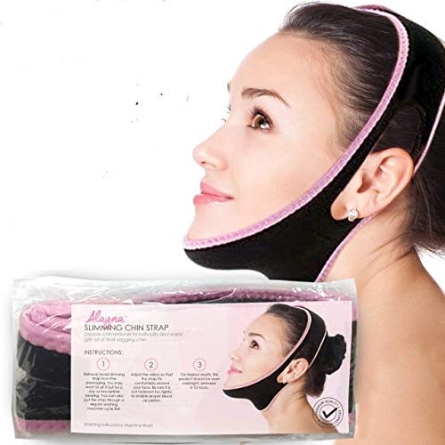 V Line Face Slimming Mask Chin Lifting Belt Sagging Skin Double Chin Reducer ...
