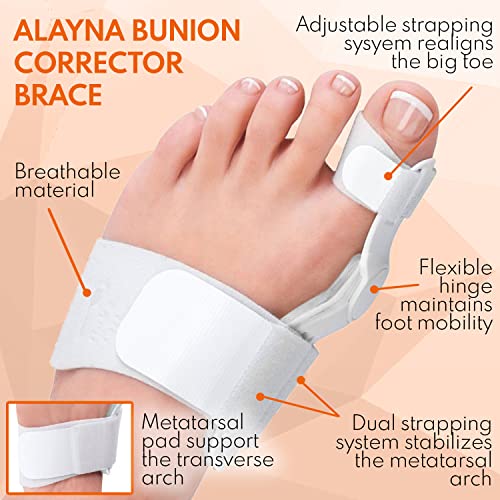 Bunion Corrector and Bunion Relief Orthopedic Bunion Splint Pads for Men and ...
