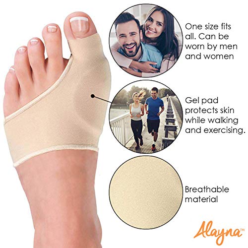 Bunion Corrector with Non-Slip Grip Insert and Gel Cushion Pad Splint Orthope...