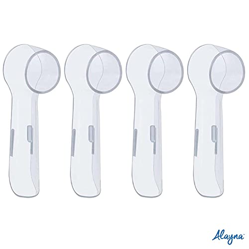 Oral B Compatible Replacement Brush Head Protection Cover Caps- 4 Pk – Keep Y...