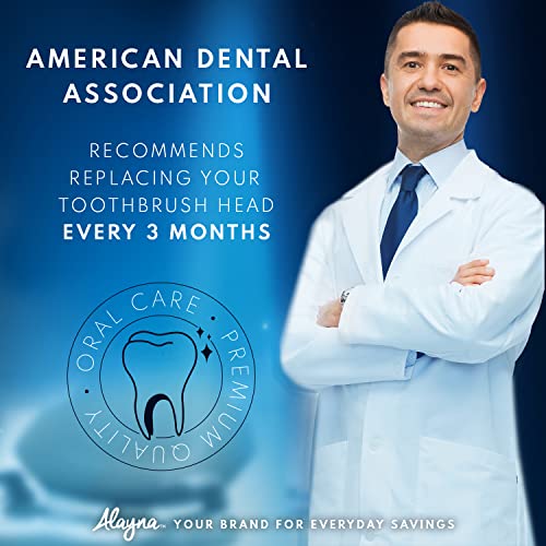 Professional White Replacement Brush Heads w/ 3D Whitening, Compatible with O...