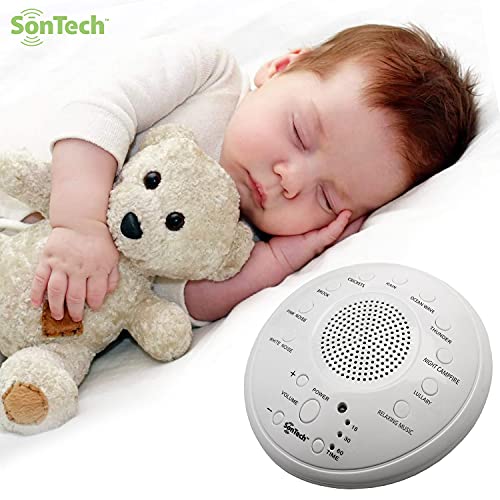 SonTech - White Noise Sound Machine - 10 Natural Soothing Sound Tracks Home, ...