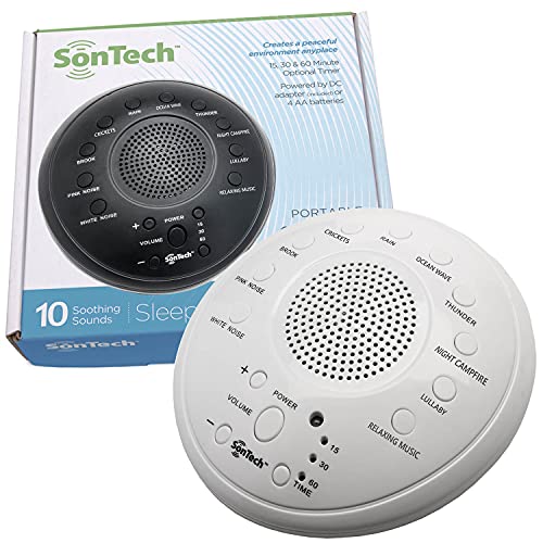 SonTech - White Noise Sound Machine - 10 Natural Soothing Sound Tracks Home, ...